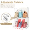 Purse Storage Organizer for Closet : Adjustable 2-Pack Dividers Handbag