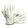 SAS Safety Corp Leather Driver Gloves. Size Large, White Color.