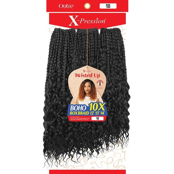 Outre X-Pression Twisted Up - Boho Box Braid 12" 13"