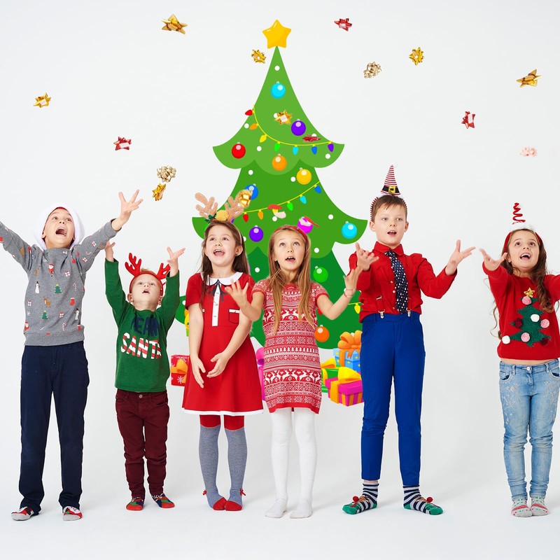 Nosiny Christmas Bulletin Board Decorations Set Christmas Tree Bulletin Board