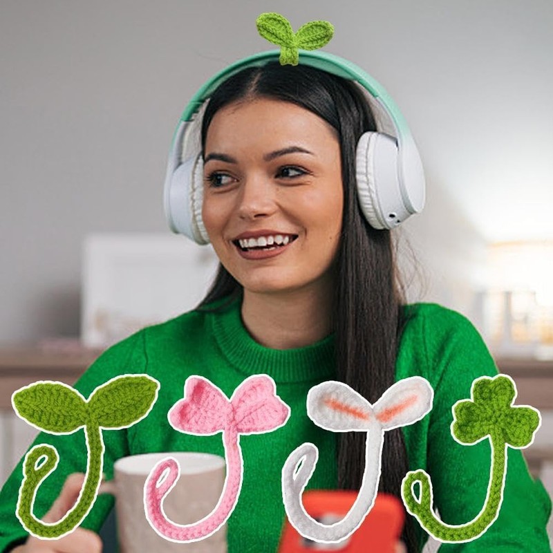 Handmade Crochet Leaf Knitted Leaf, Multifunctional Corner Bookmarks Accessories, Practical