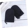 2 piezas Guantes Aplicadores para Autobronceado Mitones Negros para Aplicación