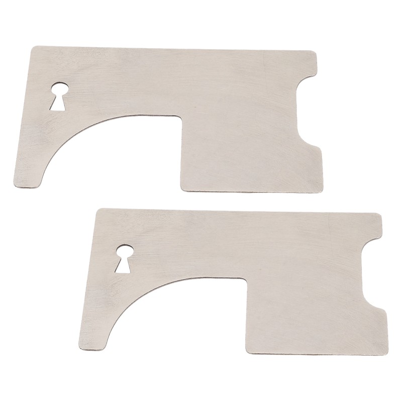 2 PCS Firefighter Door Opener Tool 0.7mm Thick Multifunctional Stainless