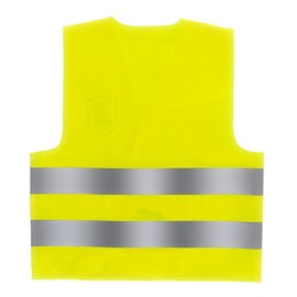 MyBuddyGuard Children's Safety Vest Safety Vest for Toddlers and Children Reflective Neon Yellow Size 110-140