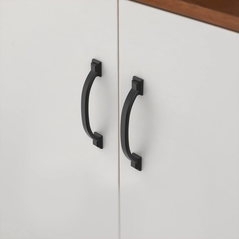 AOOTOCH 10 Pack 4 inch Cabinet Pulls Matte Black Cabinet