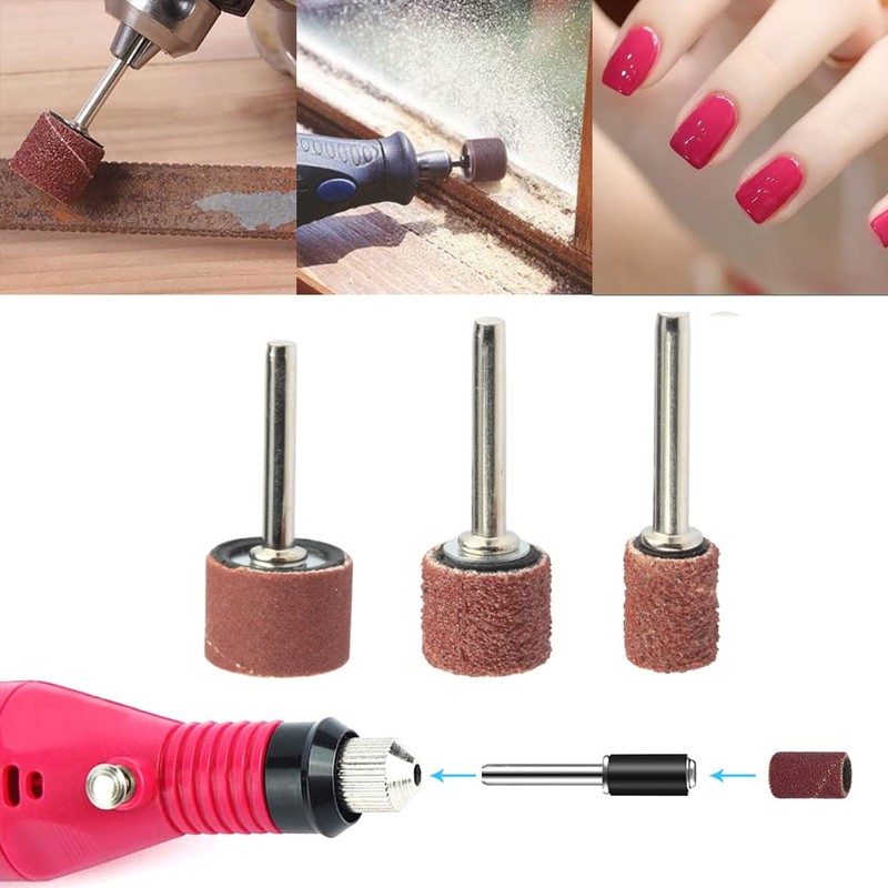 Wolfride 132 Piece Sanding Band, Router File, Electric File, For