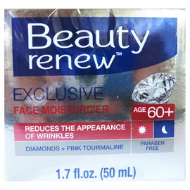 60+ Exclusive Day & Night Face Moisturizer Cream Diamond and Pink Tourmaline