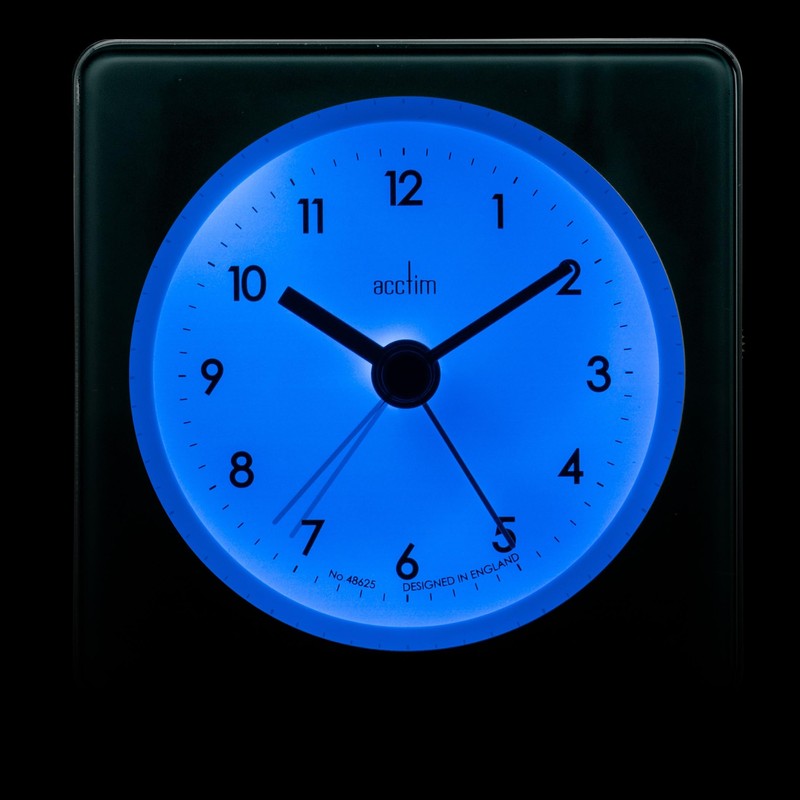 Acctim Barber Analogue Alarm Clock Smartlite® Crescendo Easy Set Alarm