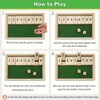 Shut the Box Game 2 Player, Wooden Table Dice Game