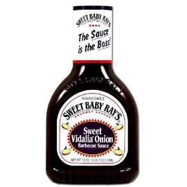 Sweet Baby Rays Vidalia Barbecue Sauce 18 Ounce, Pack of 6