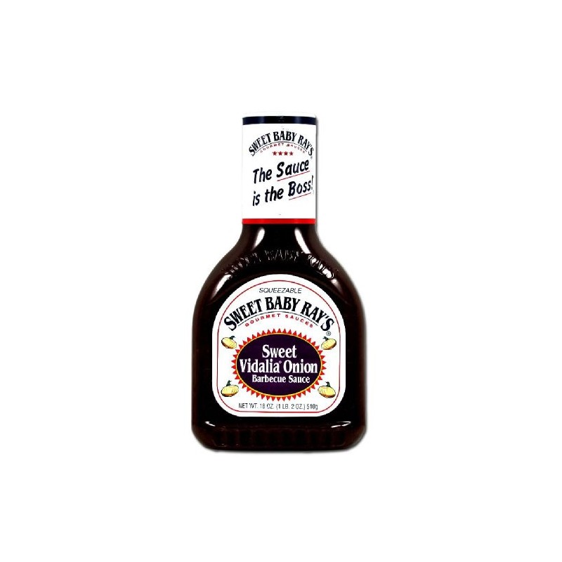Sweet Baby Rays Vidalia Barbecue Sauce 18 Ounce, Pack of