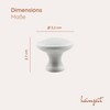 heimzeit Cabinet Knobs for Doors, Drawers and Dressers Made of