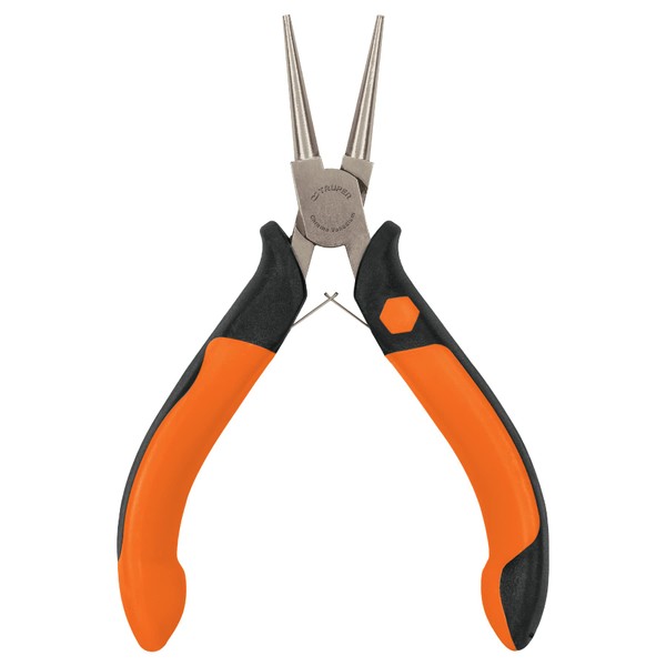TRUPER PM-PR4 Round Nose Pliers, Comfort Grip 5 13/16" (12cm)