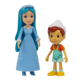 Pinocchio and Friends Giochi Preziosi Action Figure Twin Pack - Pinocchio and The Fairy With Turquoise Hair Action Figures