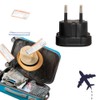 OcioDual UK to European Plug Adapter, Travel Plug Adapter, Type