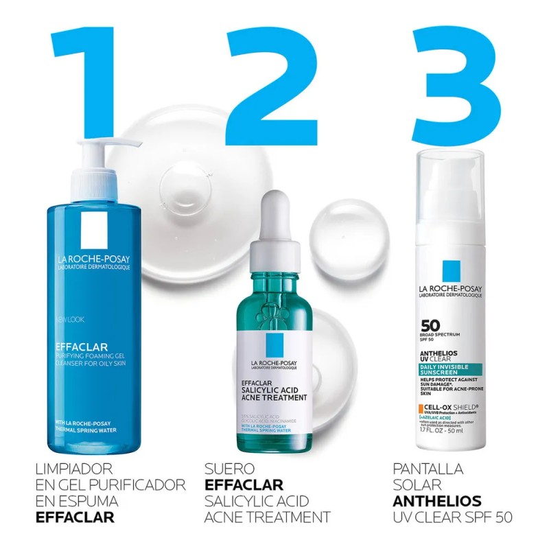 Kit Hidratante Anti-marcas Hyalu B5 Serum + Effaclar Serum