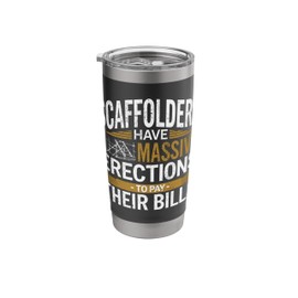 Scaffolding Bills Scaffold Builder Funny Scaffolder Stainless Steel Insulated Tumbler