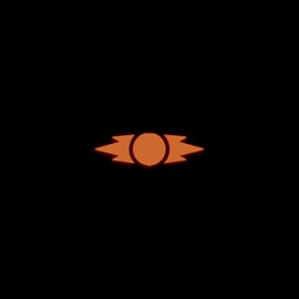 Star Star Inspired Movie Character Space Sith Symbol Glow in The Dark Sticker Decal for Phone Tablet Laptop Car Truck Window | 3" Sticker | Orange