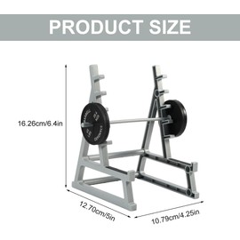 Funny Barbell Squat Rack Pen Holder - Mini Desk Organizer and Ornament