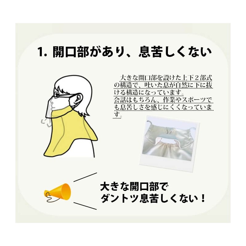 YAKeNU UV CUT MASK UV Protection Face Cover Yakenu Cool
