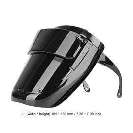 PC Welding Mask 180° Large View Wearable Welding Mask High Temperature Resistant Mask for Arc Welding Grinding Cutting