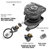 MNGARISTA Heavy Duty Retractable Badge Reel, 8 oz 31.5'' Keychain,