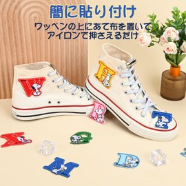 Newseego Snoopy Patches, Stickers & Iron, Initial Patches, Alphabet Patches, Embroidered Patches, Dual-Use Types, Snoopy Name Patches, Set of 26