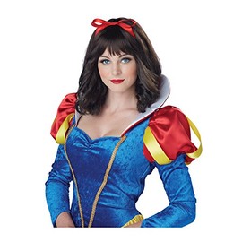 California Costumes womens Snow White Costume Wig, Black, One Size US