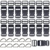 Plastic Side Release Buckle Packs - 1 Inch Hardware -