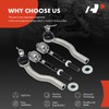 A-Premium Set of 4, Front Inner Outer Tie Rod End