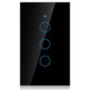 Interruptor de luz inteligente, Interruptor de pantalla táctil WiFi Círculo