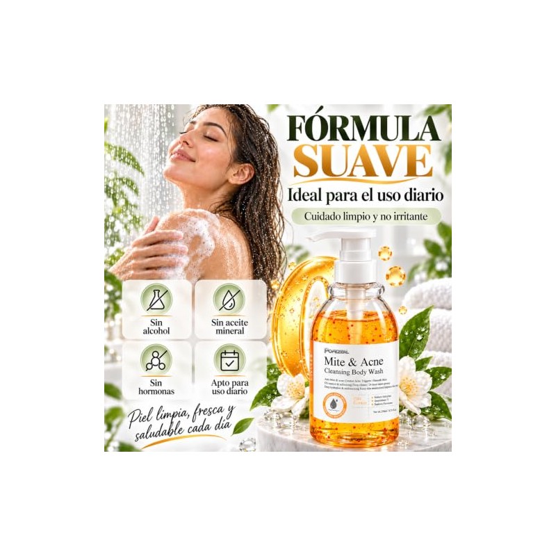 Gel Exfoliante de Ducha, 250ml Cleansing Body Wash