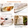 Project wine Reusable Bread Bags for Homemade Bread (2 Pack),