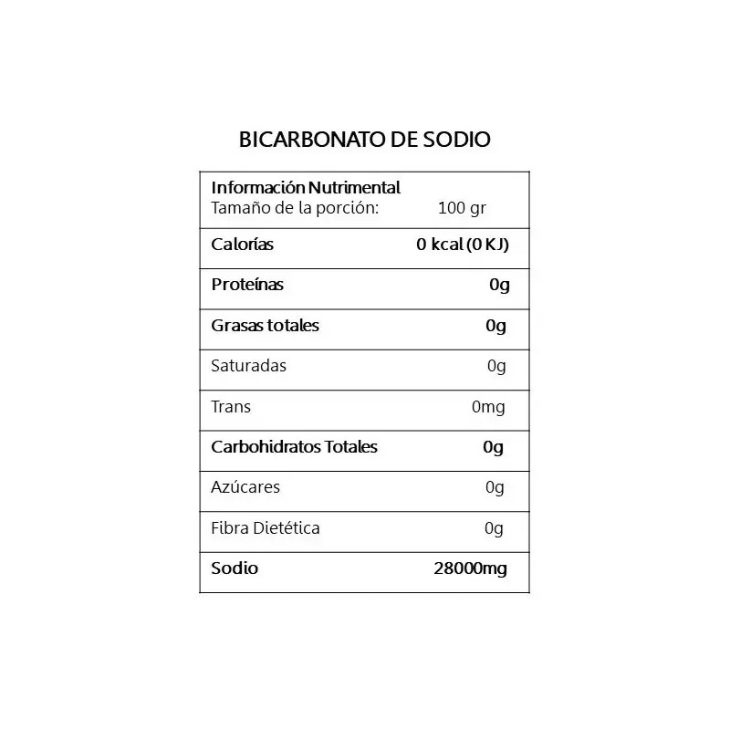 Bicarbonato De Sodio 4 Kilogramos