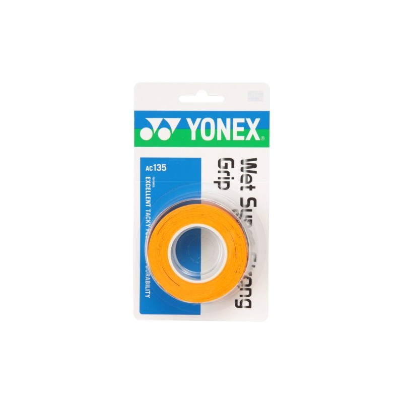 YONEX Tennis Badminton Grip Tape Wet Super Strong Grip (Pack