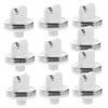 TEHAUX 3sets Water Replacement Parts Stove Knob Control Valve Knob