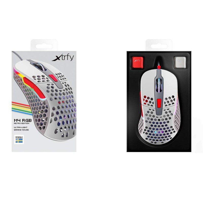 Xtrfy M4 RGB Lightweight Mouse - Retro - Windows
