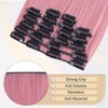 Benehair 22" Clip in Hair Extensions 12 Pcs Long Straight