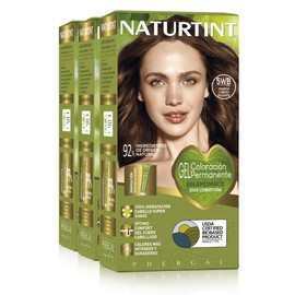 Naturtint Biobased Hair Colour Without Ammonia 5WB Radiant Copper Brown High Percentage of Natural Ingredients Pack of 3 510 ml