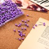 500 Pack Map Push Pins Map Tacks Small Size(Purple, 1/6