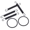 Motorcycle Exhaust Pipe Muffler Spring Exhaust Gaskets O-Ring Kit Stays