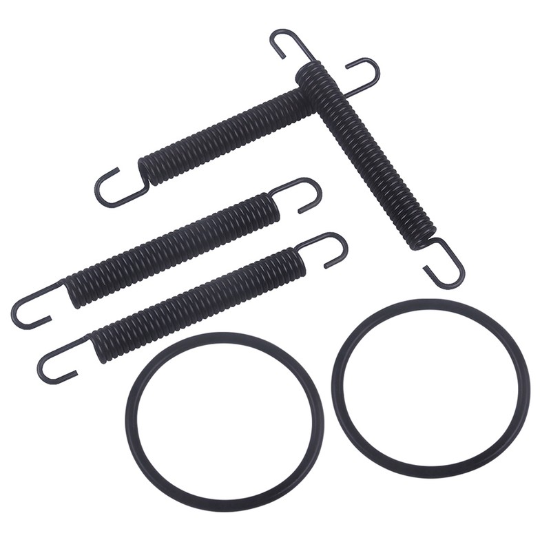Motorcycle Exhaust Pipe Muffler Spring Exhaust Gaskets O-Ring Kit Stays