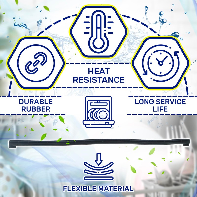 Dishwasher Door Rubber Gasket Seal 540 mm with Original Code