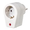 Hama Socket adapter, surge protection (earthing contact plug, increased touch