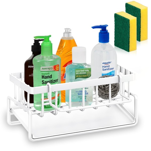 Kitchen Sink Caddy Sponge Holder for Kitchen Sink,304 Stainless Steel