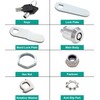Uenhoy 4 Pack Tubular Cam Locks Keyed Alike 3/4 Inch,