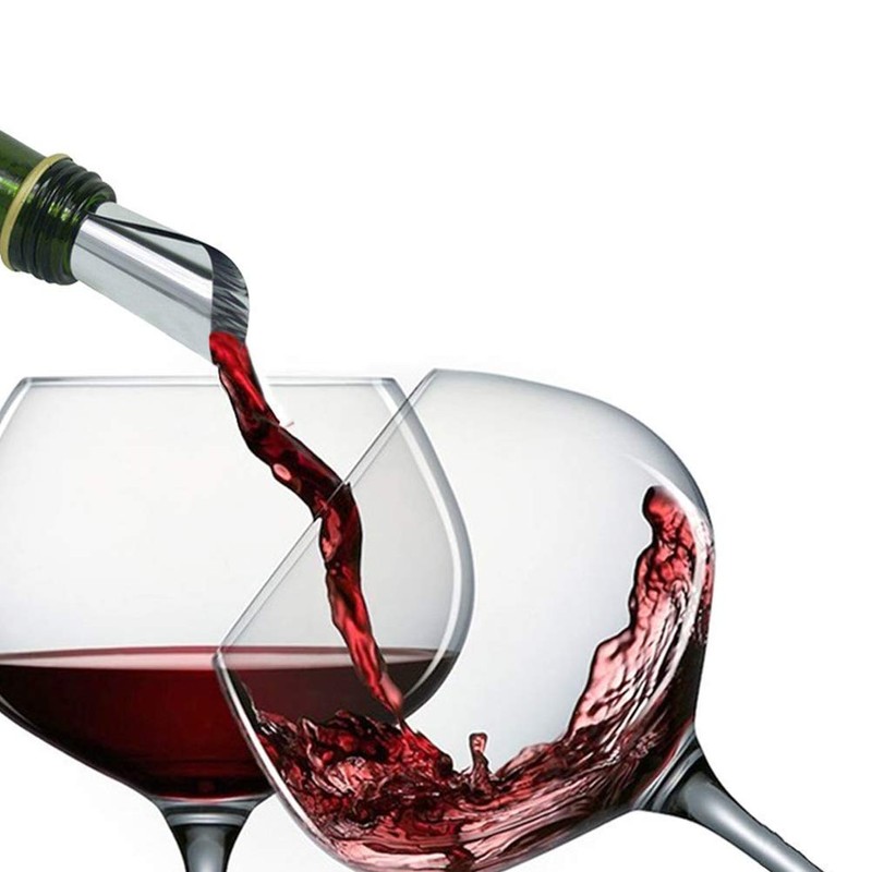 Juego de Vertedor de Vino de Plata Tableta para Verter