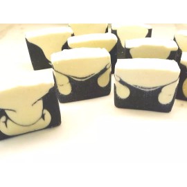 Homemade Organic Handmade soap bars  activated charcoal Love Letters