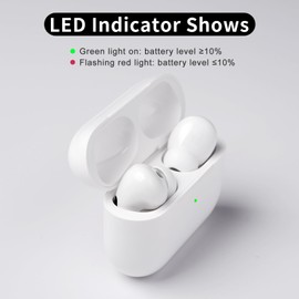 Chillyfar Compatible with Air pods Pro 1 2 Gen Charging Case for Airpod Pro 1st 2nd Charger Cases Only Replacement, Bluetooth Pairing Sync Button Support Wireless Wired - No Earbuds