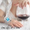 YAFEINI Sobriety Gift 925 Sterling Silver Narcotics Anonymous Necklace NA